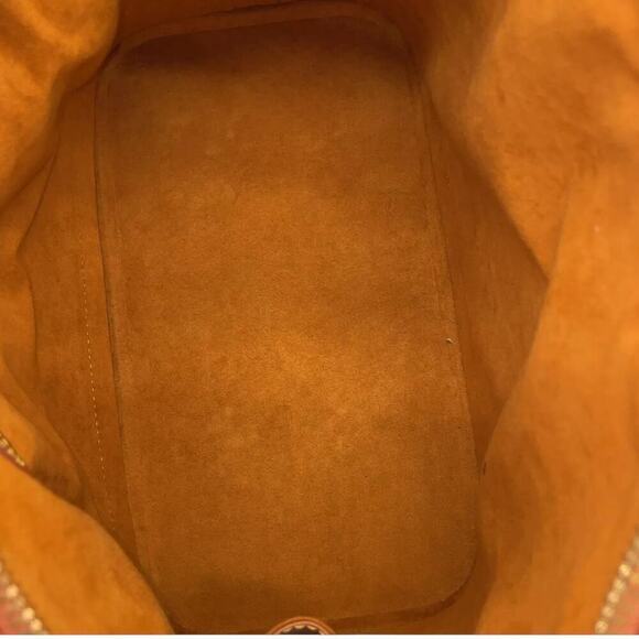 Louis Vuitton Epi Alma Brown Zipangu Gold Handbag W/ Padlock, Keys & Dustbag Y2K - Picture 9 of 16